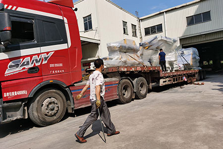 出貨！三合一自動(dòng)送料機(jī)（HL16F3）發(fā)往惠州